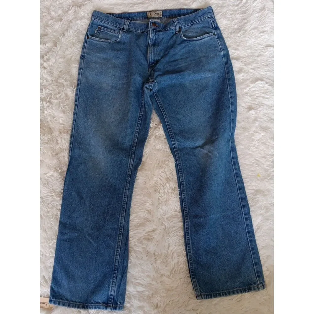 L.L. Bean Men's Denim Jeans 36x30‎
